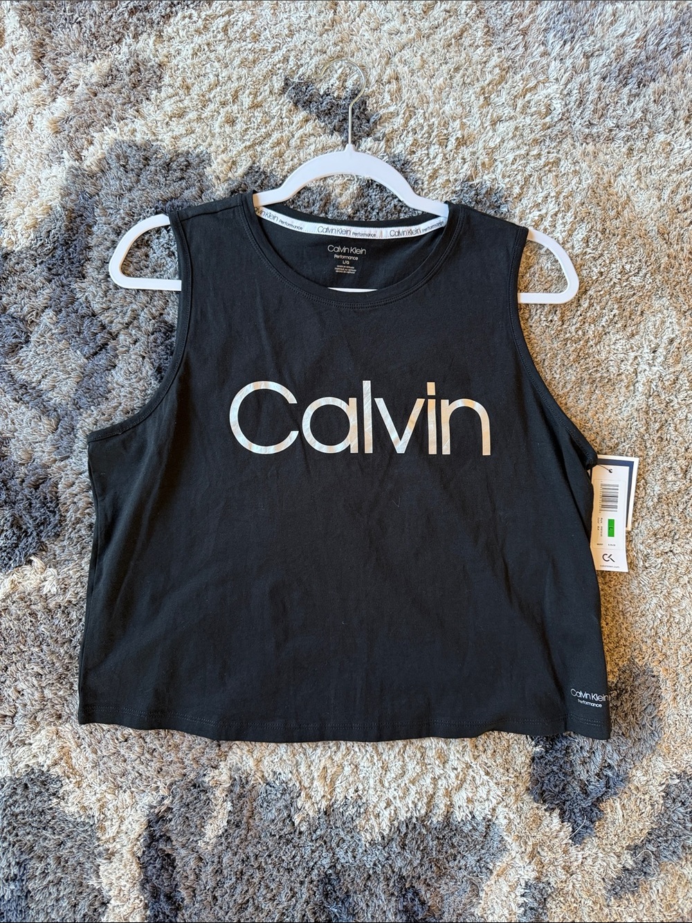 Calvin Klein Cropped Performance Tank